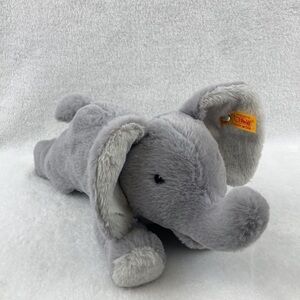 Steiff Elna Elephant Gray Plush Stuffed Animal Toy 14” NWT